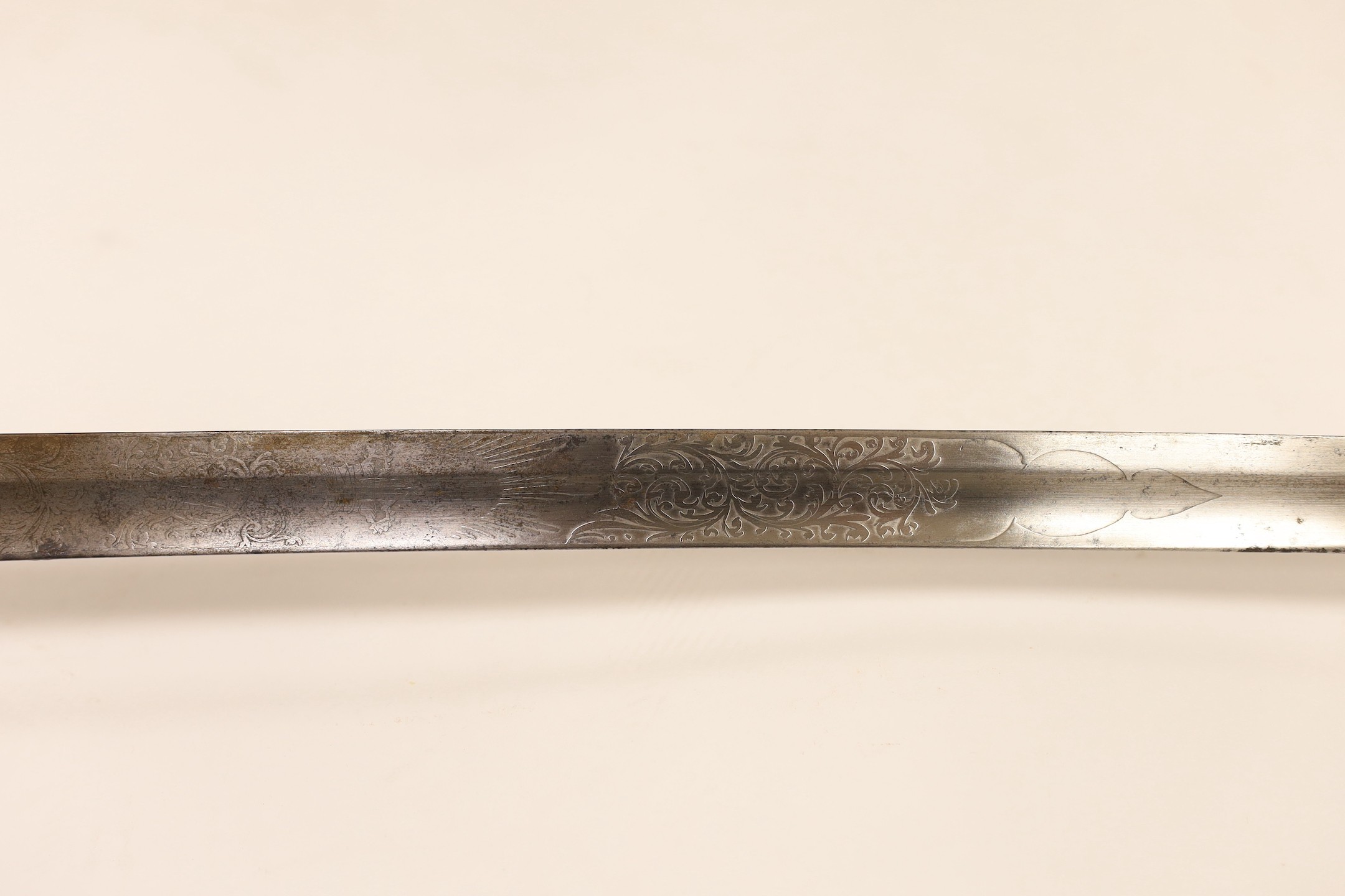 A Victorian naval officer's sword